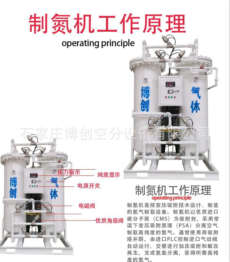 天津中小型10 20 100立方制氮设备|制氮机|食品氮气机|工业制氮机示例图3